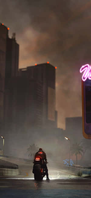 พื้นหลัง Pixel 3xl Cyberpunk 2077 — ทไวไลท์ วอลเปเปอร์