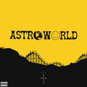 วอลเปเปอร์อัลบั้มแอสโทรเวิล์ดพร้อมรางรถไฟเหาะสวยงามบนพื้นหลังสีเหลือง — Pixel Watch 5 วอลเปเปอร์