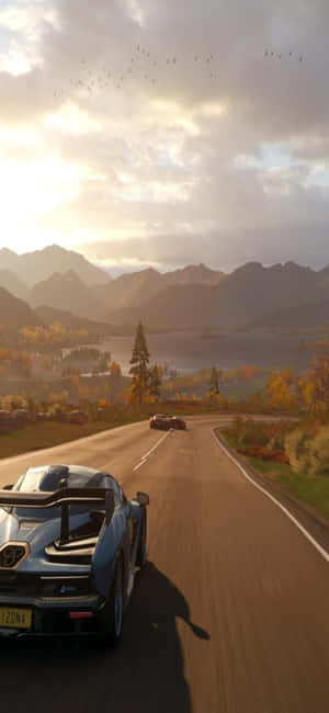 พื้นหลัง iPhone Xs Forza Horizon 4 — Realme Note วอลเปเปอร์