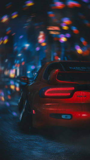 รถสไตล์ JDM พร้อมแสงสีสัน