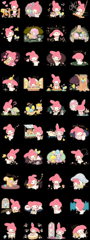 Line สติกเกอร์ มายเมโลดี้, ดาวน์โหลดภาพ PNG ความละเอียดสูง