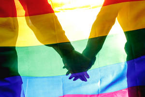 วอลเปเปอร์รักคือรักจับมือกัน — ความรัก วอลเปเปอร์