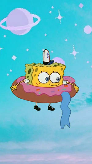 วอลเปเปอร์การ์ตูน Spongebob สุนทรีย์น่ารัก