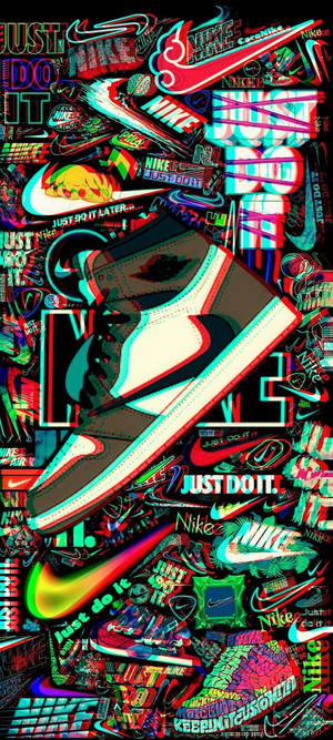 Nike Graffiti — Honor 400 Smart วอลเปเปอร์