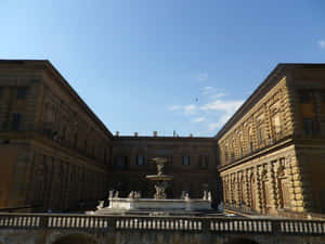 รายละเอียดสถาปัตยกรรม Palazzo Pitti — 蓝天 วอลเปเปอร์