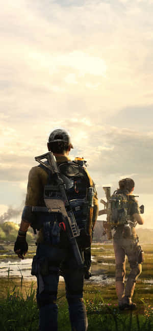 พื้นหลัง The Division iPhone Xs Max — POCO M8 Pro วอลเปเปอร์