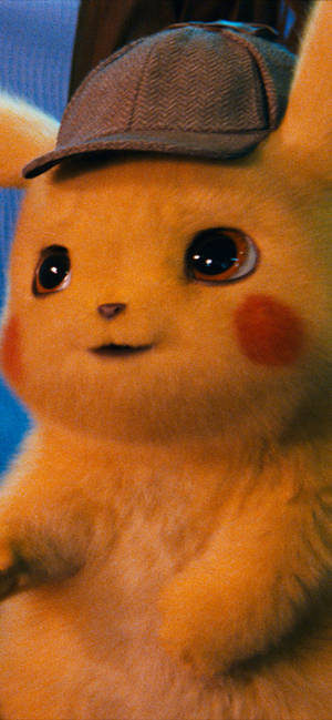 วอลเปเปอร์รูปถ่ายสมจริงของนักสืบคิ้ว Pikachu น่ารัก — iPhone 12 Pro วอลเปเปอร์