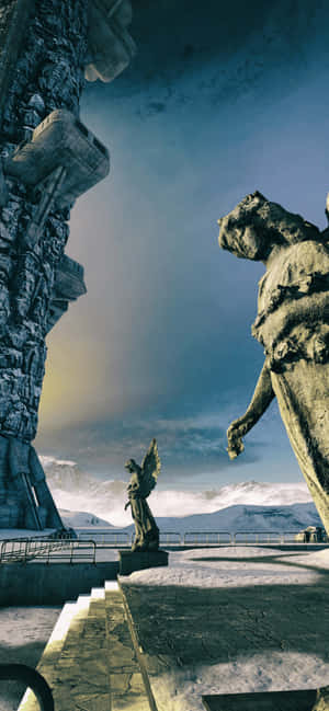 พื้นหลัง iPhone XS Max The Talos Principle — โมโต G77 พาวเวอร์ วอลเปเปอร์
