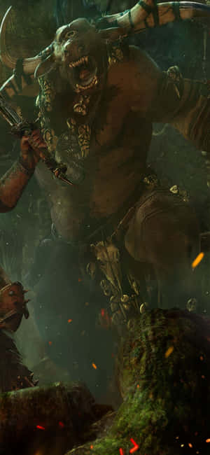 พื้นหลัง iPhone X Total War Warhammer — POCO F7 Pro วอลเปเปอร์