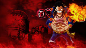 วอลเปเปอร์ลuffy Gear 4 ปราสาทที่ลุกเป็นไฟ — ลูฟี่ เกียร์ 4 วอลเปเปอร์