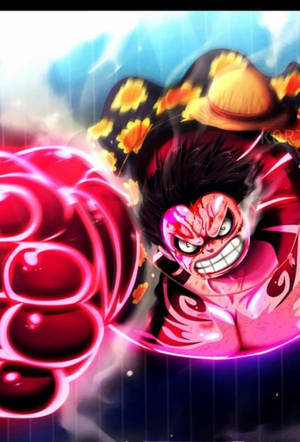 วอลเปเปอร์ Luffy Gear 4 พลังระเบิดพุ่งเข้าใส่ — ลูฟี่ เกียร์ 4 วอลเปเปอร์