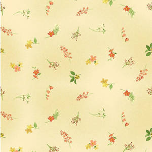 ดอกไม้สีส้ม — พาสเทลเยลโลว์ วอลเปเปอร์