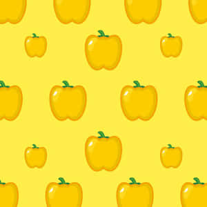 ลายพริกหวานสีเหลืองพาสเทลน่ารัก — Pastel yellow วอลเปเปอร์