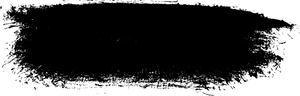 ลายพู่กันสีดำนามธรรม