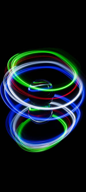 ลูกบอล 3D นีออนสำหรับโทรศัพท์ — Samsung Galaxy S20 วอลเปเปอร์