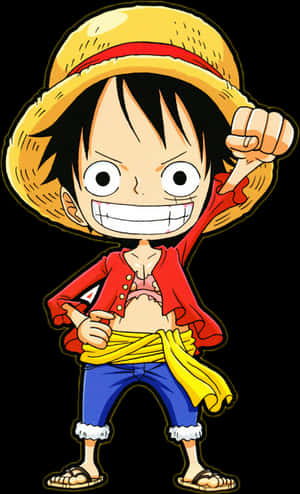 ดาวน์โหลด Chibi ลูฟี่ - ลูฟี่วันพีช Chibi, HD PNG ดาวน์โหลด — พาสเทลไอโฟน วอลเปเปอร์