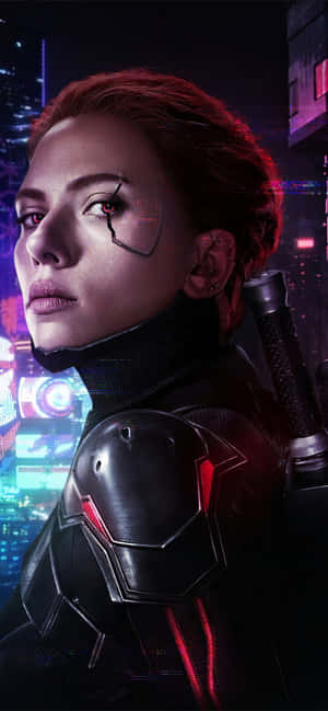 พื้นหลัง iPhone X Cyberpunk 2077 — Realme C75 วอลเปเปอร์