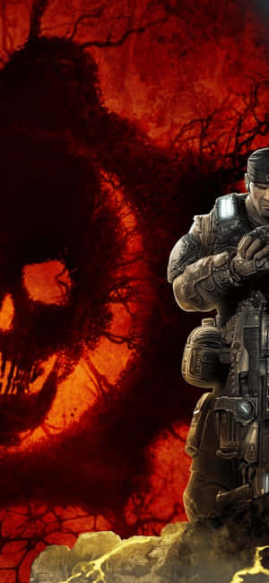 พื้นหลัง iPhone X Gears Of War 5 — Redmi Note 15 Special วอลเปเปอร์