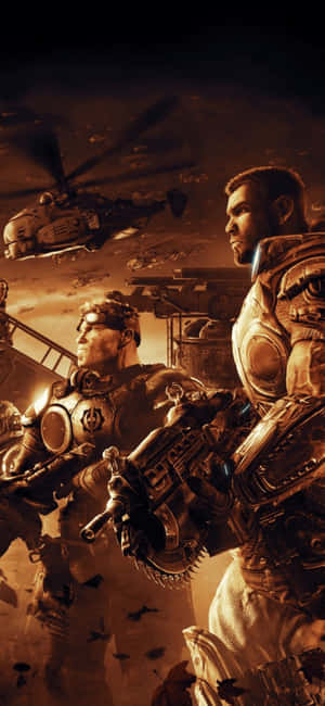 iPhone X Gears Of War 5 พื้นหลัง — Realme Narzo 90X วอลเปเปอร์