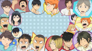 วอลเปเปอร์เดสก์ท็อป Karasuno Team Idols Haikyuu