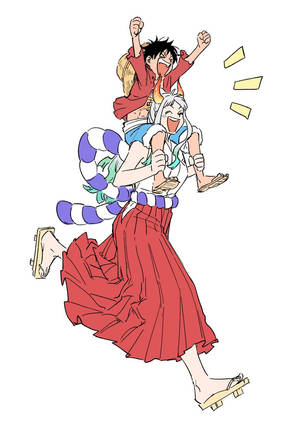วาดลูฟี่ ยามาโตะ วันพีซ — วันพีช วอลเปเปอร์