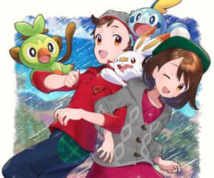 วิกเตอร์และกลอเรีย โปเกมอน PFP — น่ารักอนิเมะรูปโปรไฟล์ วอลเปเปอร์
