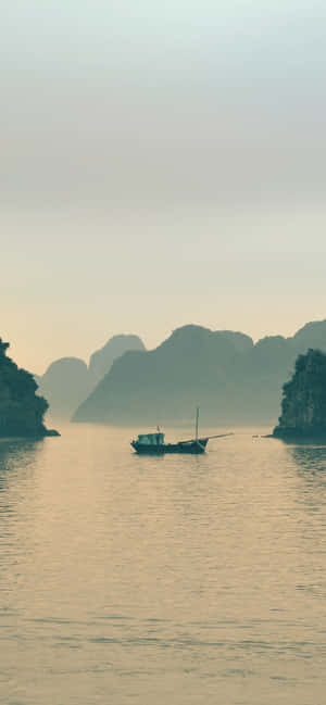 วิวสวยของอ่าวฮาลอง เวียดนาม — หัวเว่ย โนวา 16 วอลเปเปอร์