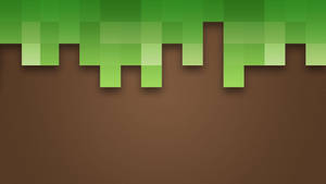 Minecraft ดิน หญ้า พิกเซล เรียบง่าย วอลเปเปอร์