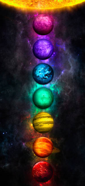 chakra — กาแล็กซี A08 วอลเปเปอร์