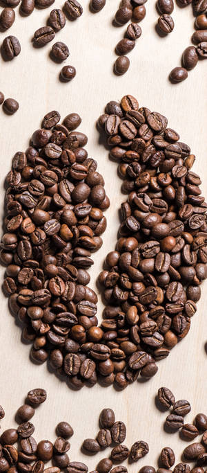 ศิลปะโมเสกเมล็ดกาแฟ — กาแล็กซี่ Z Flip วอลเปเปอร์