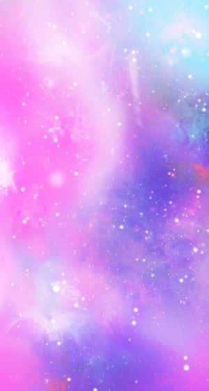 กาแล็กซี่สีชมพูและม่วง