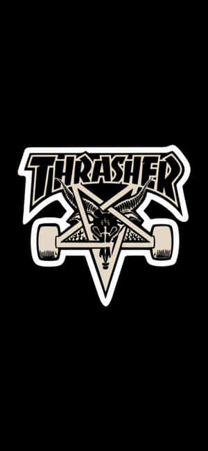 พื้นหลัง Thrasher — ZTE Blade V80 Design วอลเปเปอร์