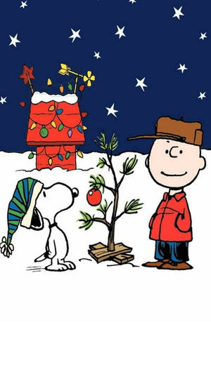 วอลเปเปอร์สนูปปี้คืนคริสต์มาส — Snoopy คริสต์มาส วอลเปเปอร์
