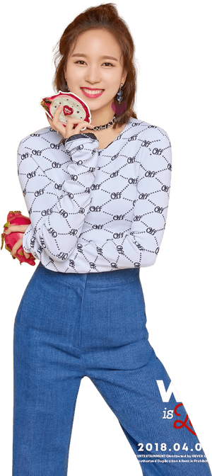 สมาชิก Twice ทำมือเป็นรูปหัวใจ