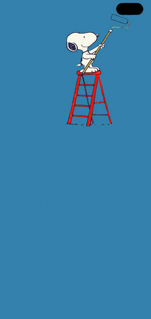 วอลเปเปอร์แฟนอาร์ตมินิมัลส누ปี้ Galaxy S10 Plus — iPhone 16 วอลเปเปอร์