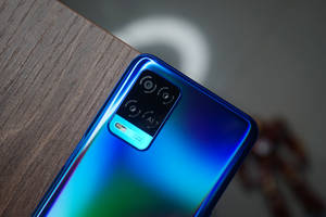สมาร์ทโฟน Oppo Android สีน้ำเงิน