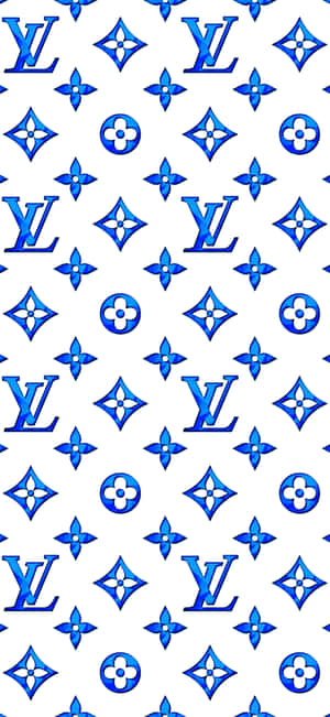 Louis Vuitton Blue — เสี่ยวหมี่ 17 วอลเปเปอร์