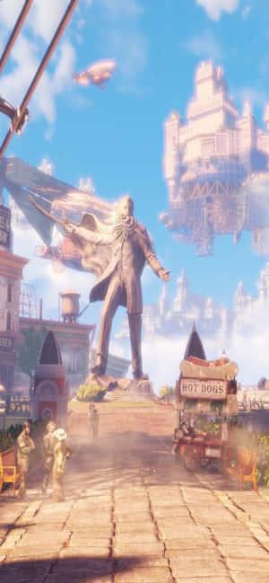 iPhone Xs Max Bioshock Infinite พื้นหลัง — ไอคิว นีโอ วอลเปเปอร์