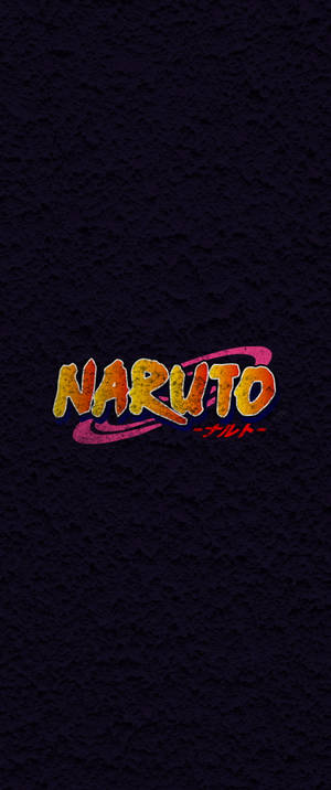 สัญลักษณ์อนิเมะ Naruto บนพื้นดำ — Sony Xperia วอลเปเปอร์