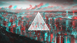 วอลเปเปอร์โปสเตอร์สามเหลี่ยมเท่ — 2560x1440 วอลเปเปอร์