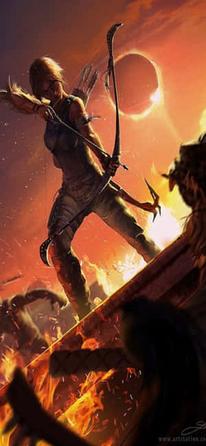 พื้นหลัง Shadow of the Tomb Raider iPhone X — Redmi K วอลเปเปอร์
