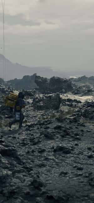 พื้นหลัง iPhone Xs Max Death Stranding — POCO F8 Pro วอลเปเปอร์