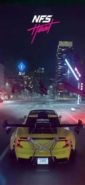 พื้นหลัง Iphone Xs Need For Speed Heat — Redmi 17C วอลเปเปอร์