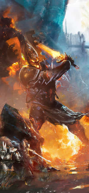 พื้นหลัง iPhone X Total War Warhammer — Nubia NaviX Ultra วอลเปเปอร์