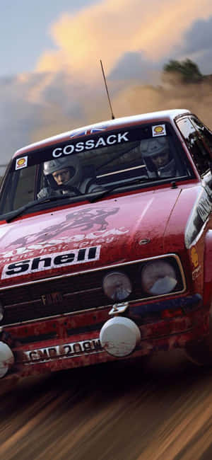 พื้นหลัง Dirt Rally iPhone Xs — พลบค่ำ วอลเปเปอร์