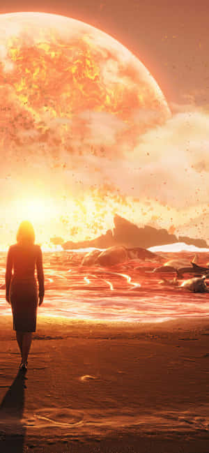 พื้นหลัง iPhone Xs Max Death Stranding — Realme GT 7 วอลเปเปอร์