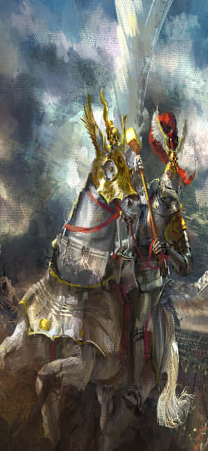 Iphone X Total War Warhammer พื้นหลัง — Oppo A6t วอลเปเปอร์