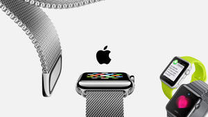 วอลเปเปอร์สายนาฬิกา Apple Watch แบบตาข่ายโลหะโครเมียม — Apple Watch วอลเปเปอร์