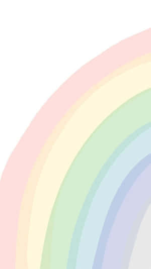 พื้นหลังสายรุ้งสีพาสเทล — พาสเทลเรนโบว์ วอลเปเปอร์