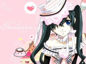 สาวน้อยอนิเมะน่ารัก Ciel Phantomhive — น่ารักอนิเมะ วอลเปเปอร์